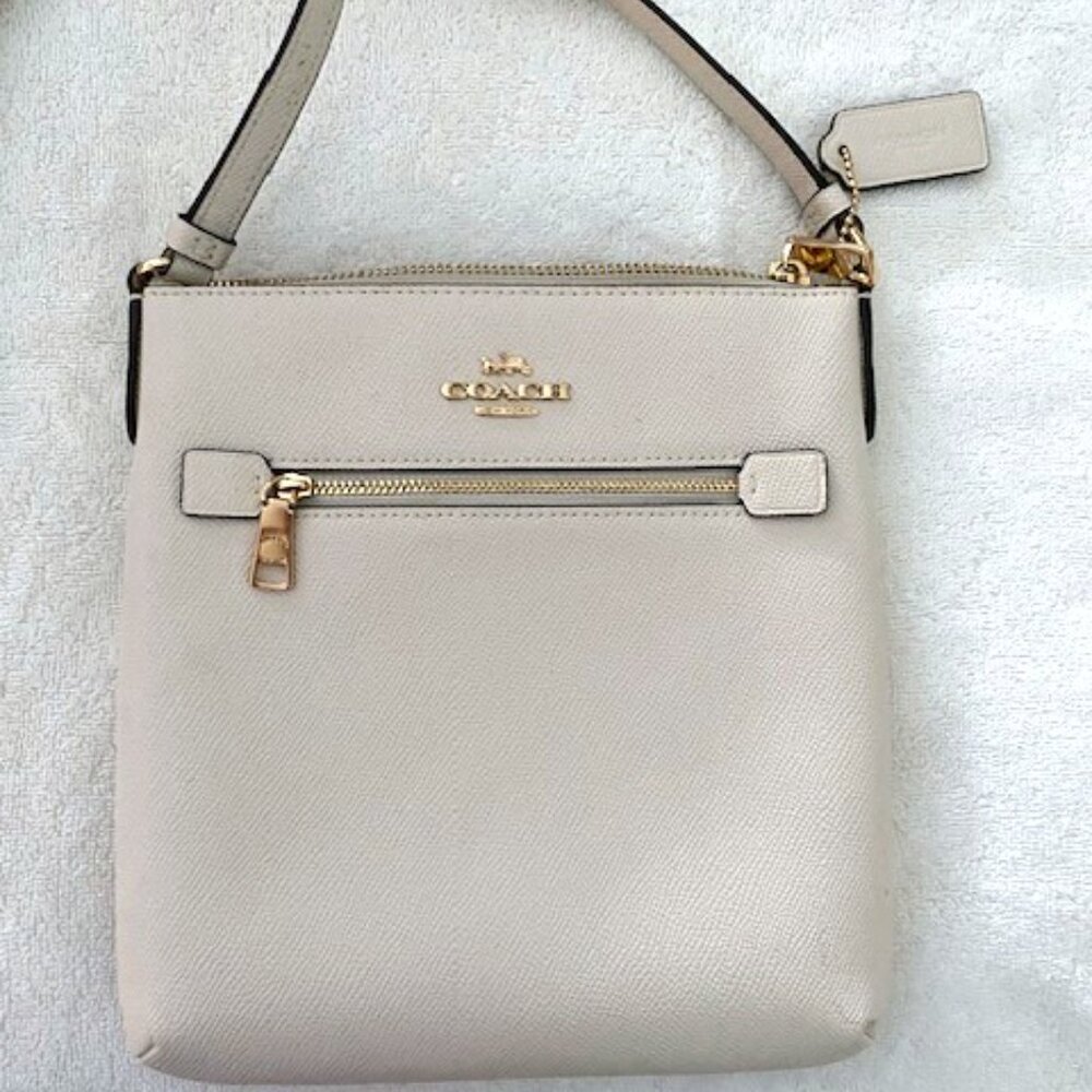 Coach Crossbody Bag Mini Rowan File Cream - Picture 2 of 8